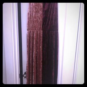 Brand New Velvet Faux Wrap Dress